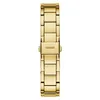 A close-up of a gold-colored watch band with the brand name 'Guess' visible on the clasp. Podgląd zdjęcia produktu