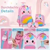 COSTWAY Rucksack Kinder mit Rädern, Schulrucksack Trolley, Produktbild-Vorschau 8