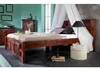 MASSIVMOEBEL24 Bett Akazie 180x200x90 nougat lackiert Produktbild-Vorschau 2