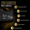 Extralink AGM Batterie 12V 45Ah wartungsfrei Deep Cycle Produktbild-Vorschau 2