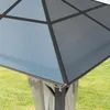 Gartenpavillon 3x3 m ca 6 mm Polycarbonat-Dach mit Produktbild-Vorschau 11