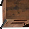 Příborník 71x32x82cm - Průmyslové dřevo tmavé, rustikální, Náhled obrázku produktu 4