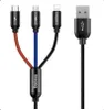 Cavo USB Baseus 3W1 Usb-C / Lightning / Micro 3A 1,2M Anteprima dell’immagine prodotto 46