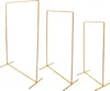 Three gold metal stands of varying heights are arranged on a white background. Produktbild-Vorschau