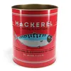 Aufbewahrungsdosen Fisch XL Metall Dosen 2er Set Retro-Stil Produktbild-Vorschau 3