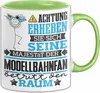 Modellbahnfan Geschenk Tasse Lustiger Spruch Erheben Sie Produktbild-Vorschau 1