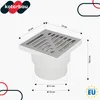 KOTARBAU® podlahový odtok 110 mm odtoková mřížka 150 x 150 Náhled obrázku produktu 3