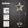 LED Stern Infinity Spiegel 45 cm Standfuß Deko Indoor Produktbild-Vorschau 4