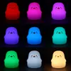 Dziecięca silikonowa lampka nocna LED biały pingwin Podgląd zdjęcia produktu 8
