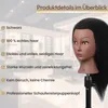 Desire of Goods Afro Übungskopf Friseurkopf – Echthaar – Produktbild-Vorschau 3
