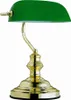Retro LED Schreibtischlampe Messing mit Lampenschirm Grün, Produktbild-Vorschau 7
