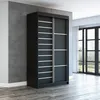 Schwebetürenschrank, 2-türig Schrank! Moderne Garderobe für Produktbild-Vorschau 1