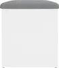 Panca contenitore vidaXL bianca 62 x 42 x 45 cm in Anteprima dell’immagine prodotto 6
