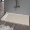 A modern bathroom scene with a shower tray and shower fixture. Produktbild-Vorschau