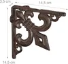Relaxdays : supports d'étagère style antique, lot de 2, Voir les images du produit 4