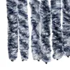 vidaXL Fliegenvorhang Blau und Weiß 100x200 cm Chenille Produktbild-Vorschau 6