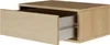 A close-up, studio shot of a wooden nightstand with an open drawer. Anteprima dell’immagine prodotto