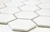 Mosaik Fliese Keramik Hexagon weiß matt Wandfliesen Produktbild-Vorschau 3