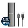 Philips Externe SSD 250GB Ultra Speed Grey Produktbild-Vorschau 1