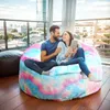 （150×75cm，Dunkel bunt）Bean Bag Chair CoverStuhlkissen Produktbild-Vorschau 9