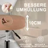 Theo&Cleo Rollhocker höhenverstellbar Drehhocker mit Rollen Produktbild-Vorschau 5