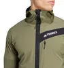 Giacca antivento con cappuccio Adidas Terrex Techrock da Anteprima dell’immagine prodotto 4