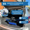 Invalidný vozík skladací Dva brzdové systémy Sedadlo 46 cm Náhľad obrázku produktu 4