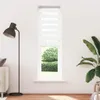 vidaXL Dvojitá roleta Biela 55x200 cm Šírka látky 50,9 cm Náhľad obrázku produktu 1