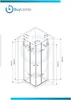 BuyLando Caroline 90x90x180 cm Eck Duschkabine Dusche Produktbild-Vorschau 4