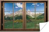 MuchoWow® Poster Aussicht - Berg - Natur 180x120 cm - Produktbild-Vorschau 1