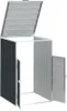 An empty trash bin enclosure with its lid and doors open, shown from a front-diagonal angle. Náhľad obrázku produktu