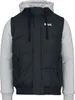 A studio shot of a men's puffer jacket with hoodie sleeves. Anteprima dell’immagine prodotto