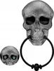 Halloween Dekofigur "Schädel Türklopfer" Animiert Produktbild-Vorschau 1