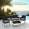 tectake® Rattan Gartenset Palese für 4 Personen Produktbild-Vorschau 7
