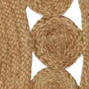 Teppich Natur Ø 120 cm Jute - Designerteppiche DE755 Produktbild-Vorschau 3