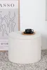 Dunken Pouf, Hocker mit Aufbewahrung Ø51cm Teddystoff weiß. Produktbild-Vorschau 2