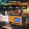 Solar-Handkurbel-Notfallradio, 10000mAh, 3 Ladearten, Produktbild-Vorschau 7