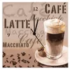 ARTland Wanduhr auf Alu Quarzuhr - schwarzer Zeiger Kaffee Produktbild-Vorschau 1
