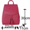 Damen Rucksack Kunstleder Vegan Freizeit Tasche Leicht Produktbild-Vorschau 6