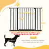 PawHut Hunde Absperrgitter ohne bohren Schutzgitter Produktbild-Vorschau 3