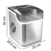 Eiswürfelmaschine 12 kg/tag, 2 Eiswürfelgrößen - 1,2L Produktbild-Vorschau 9