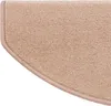 Tappetino Dynasty in velluto marrone chiaro semicircolare Anteprima dell’immagine prodotto 4