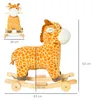 HOMCOM Cavallo a dondolo 2-in-1 Giocattolo a dondolo Anteprima dell’immagine prodotto 3