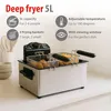 alpina Double friteuse 5L WJ-801 - Friteuse avec huile 200W Voir les images du produit 4