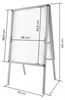 tectake® Aluminium Plakatständer DIN A1, doppelseitig, Produktbild-Vorschau 7