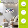 ARTland Wandbild Alu für Innen & Outdoor bunte Weltkarte Produktbild-Vorschau 3