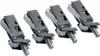 Four identical metal and plastic mounting clips are arranged diagonally on a white background. Náhľad obrázku produktu