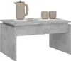 vidaXL Konferenčný stolík Concrete Grey 68x50x38 cm Drevo Náhľad obrázku produktu 4