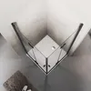 Falttür Duschkabine 90x90x185cm Eckeinstieg Duschabtrennung Produktbild-Vorschau 2