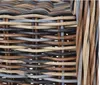 KRINES HOME Esszimmer-Sessel Rattan Grau Rattan Korbsessel Produktbild-Vorschau 12